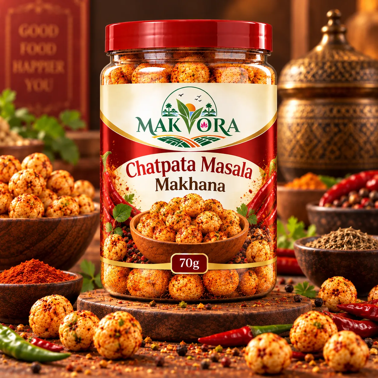 chatpata-mashala Chatpata Masala Makhana 70g - Image 1