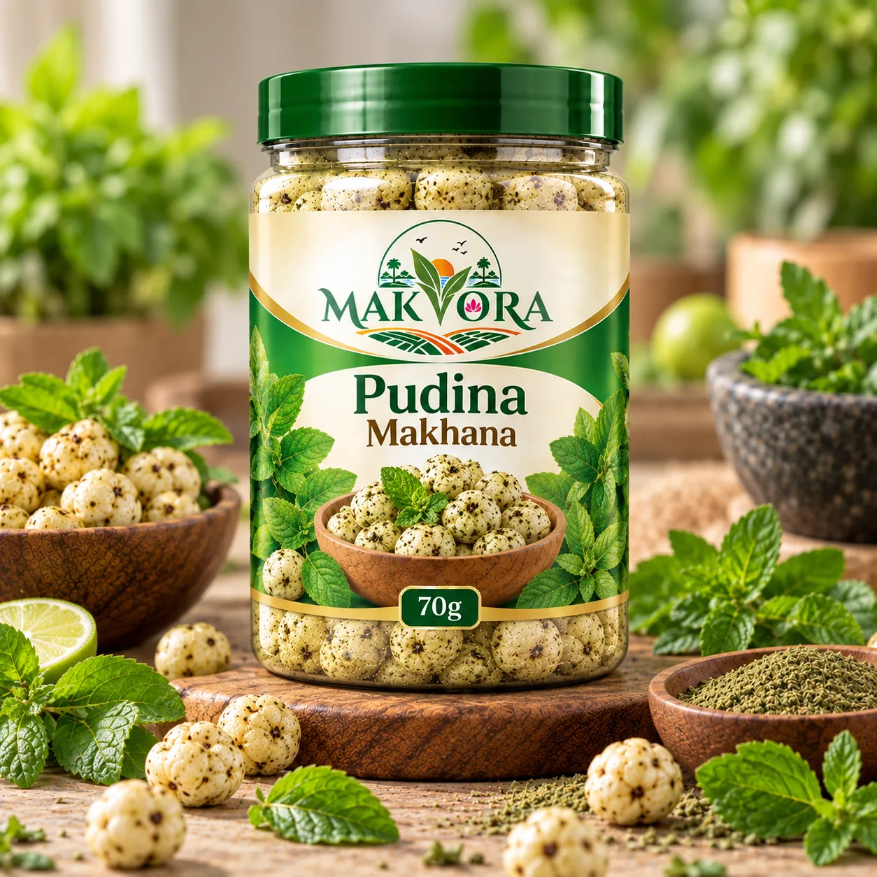 pudina Pudina Makhana 70g - Image 1